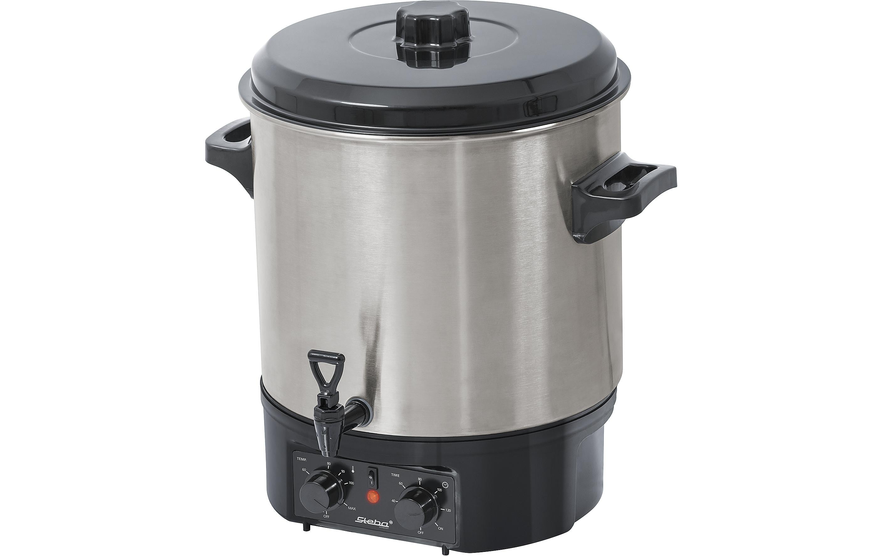 Steba Einkoch- und Glühweinautomat 2000W, 27 Liter, 30-100 Grad, 120Min Timer