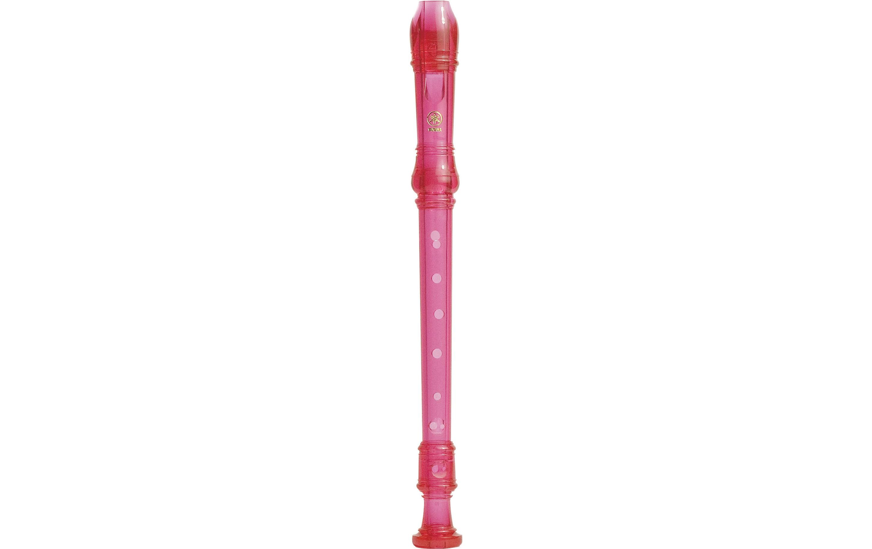 Yamaha YRS-20BP Blockflöte Sopran 3-teilig, Barock System, trans. pink