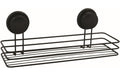 MSV Ablagekorb méga ventouses, offen Stahl, Saugnäpfe, 35x13.5x13.4 cm (LxBxH)