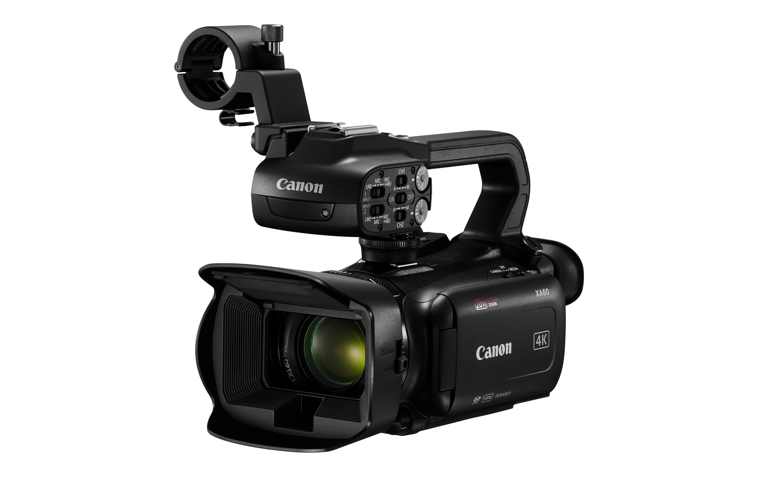 Canon Camcorder XA60 1/2,3" CMOS, 4K, 20x opt. Zoom, 2 SD-Slots
