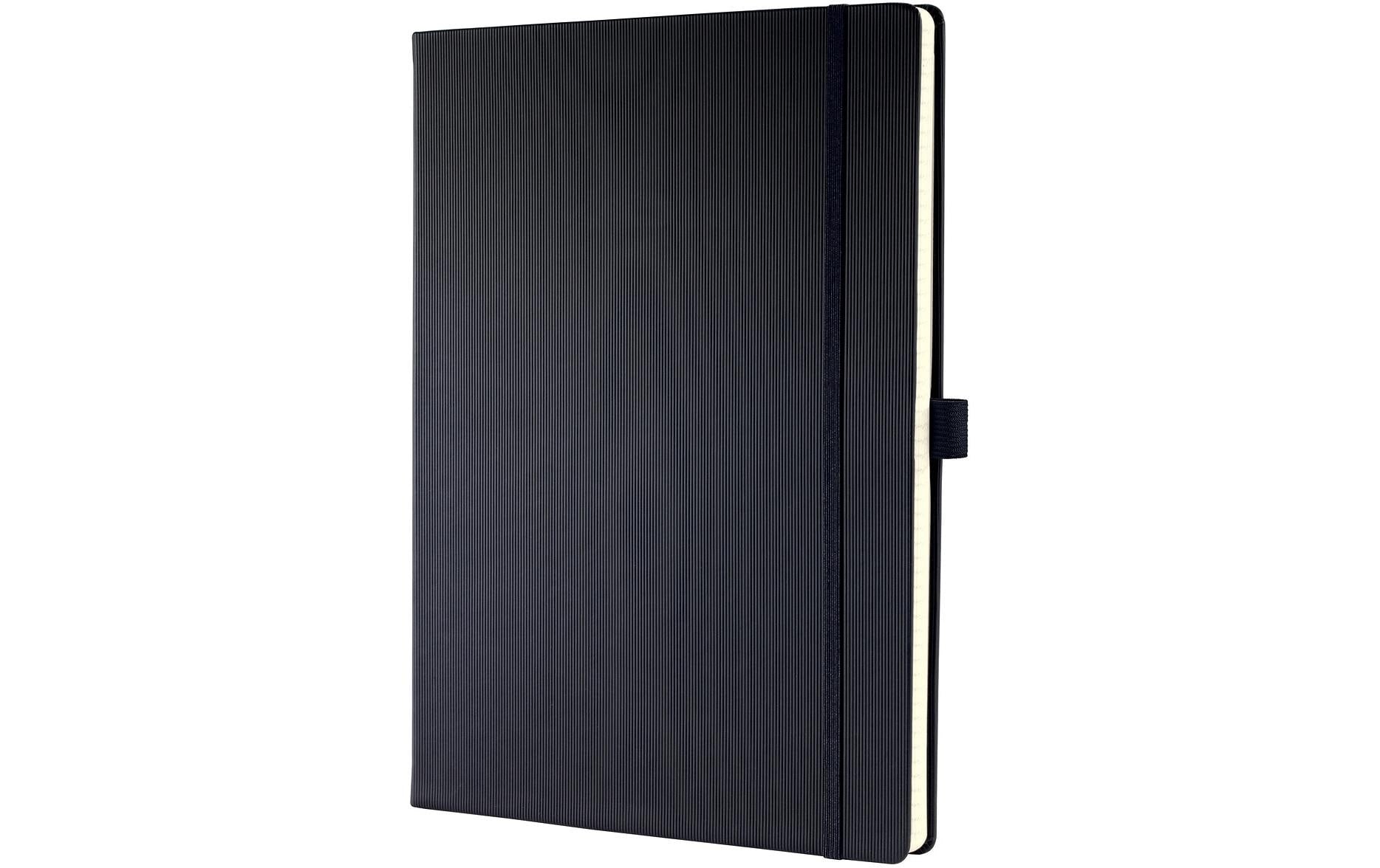 Sigel Conceptum Notizbuch Hardcover A4 194 Blatt liniert, schwarz