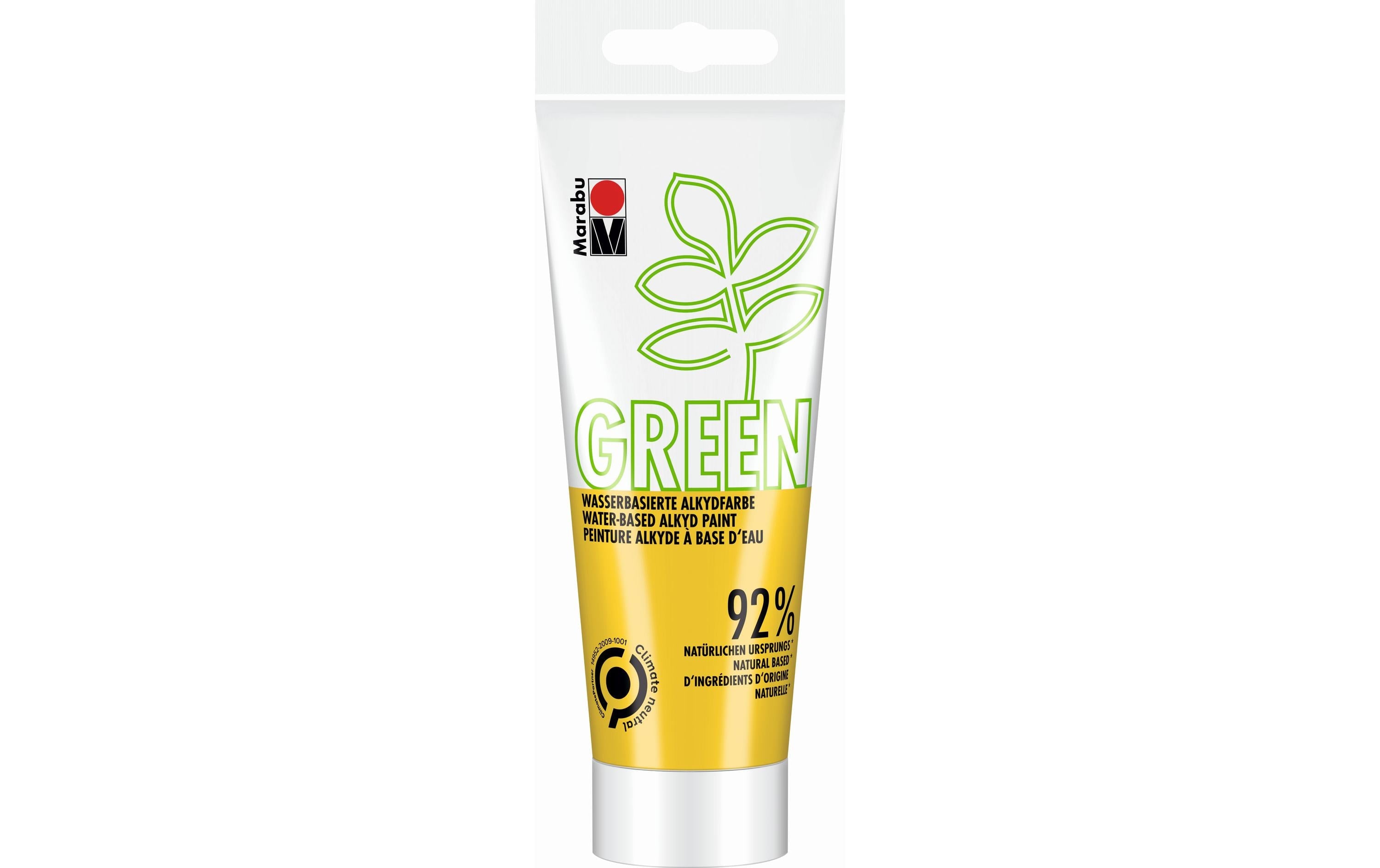 Marabu Alkydfarbe Green 100 ml Mittelgelb