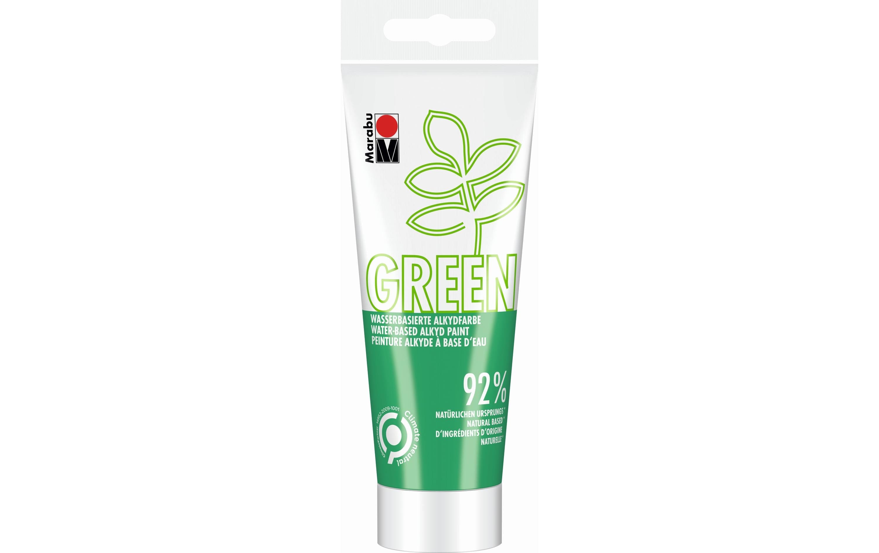 Marabu Alkydfarbe Green 100 ml Hellgrün