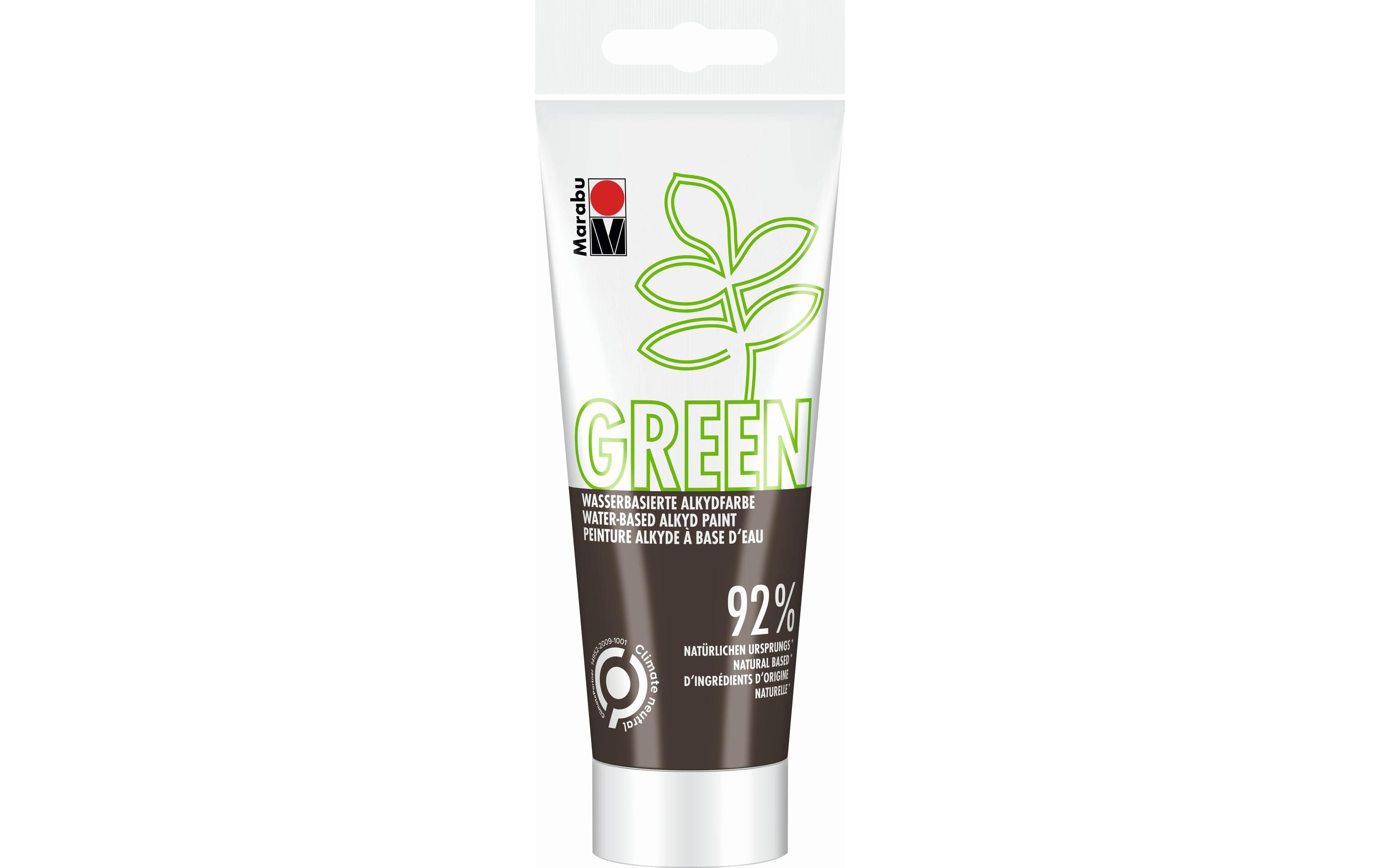 Marabu Alkydfarbe Green 100 ml Kakao