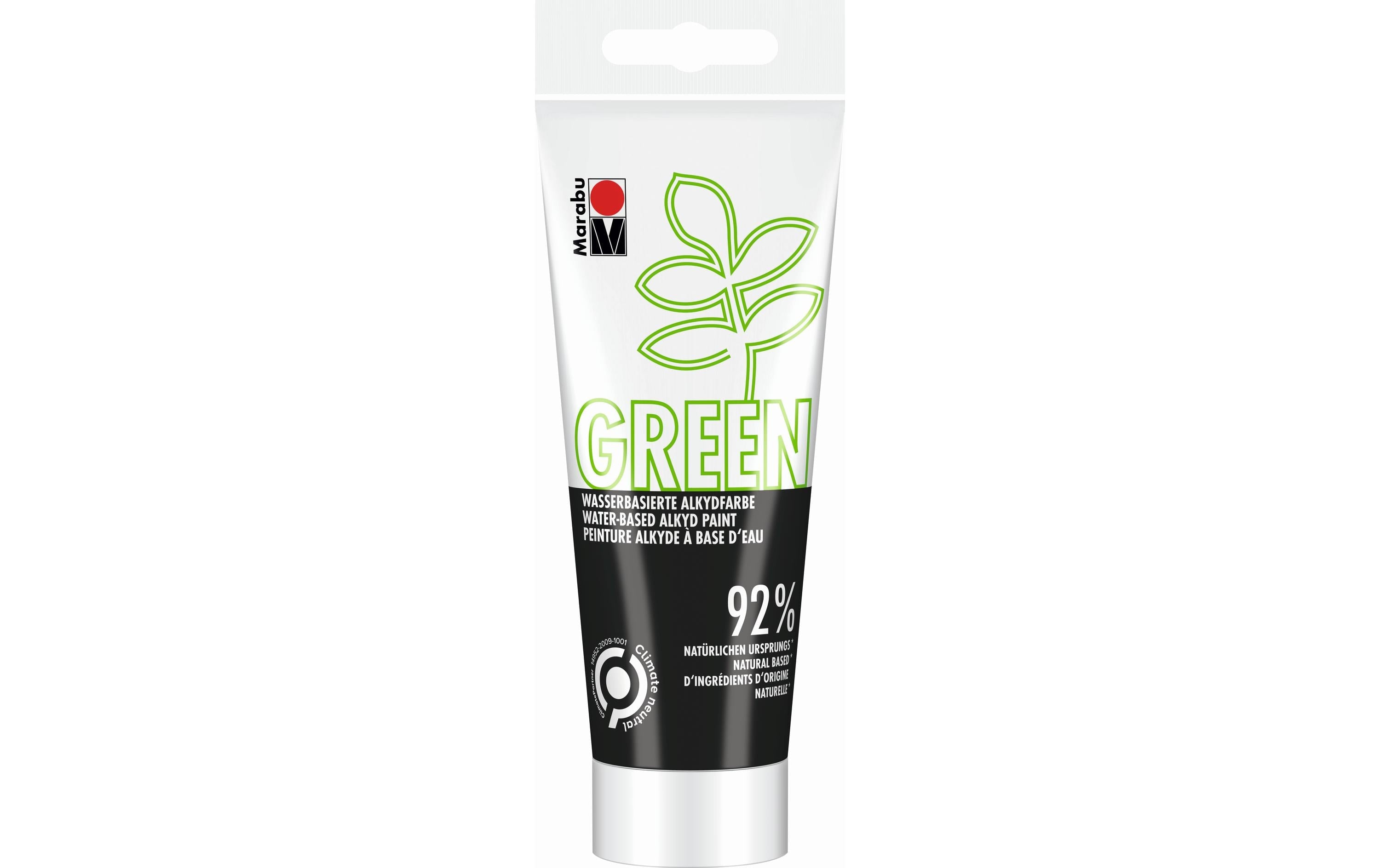 Marabu Alkydfarbe Green 100 ml Schwarz