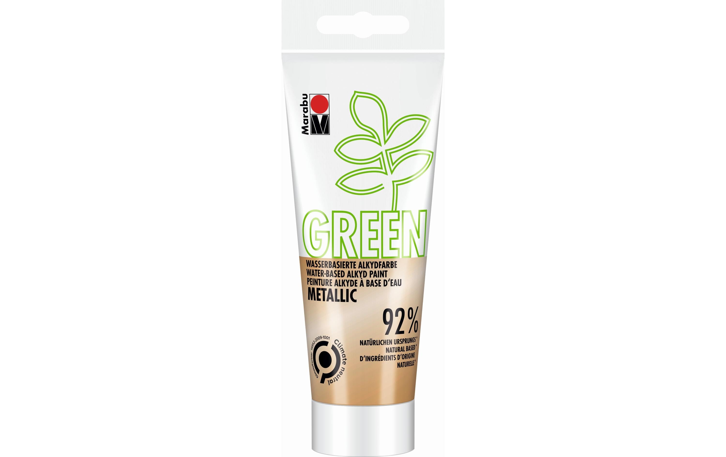 Marabu Alkydfarbe Green 100 ml Metallic-Gold