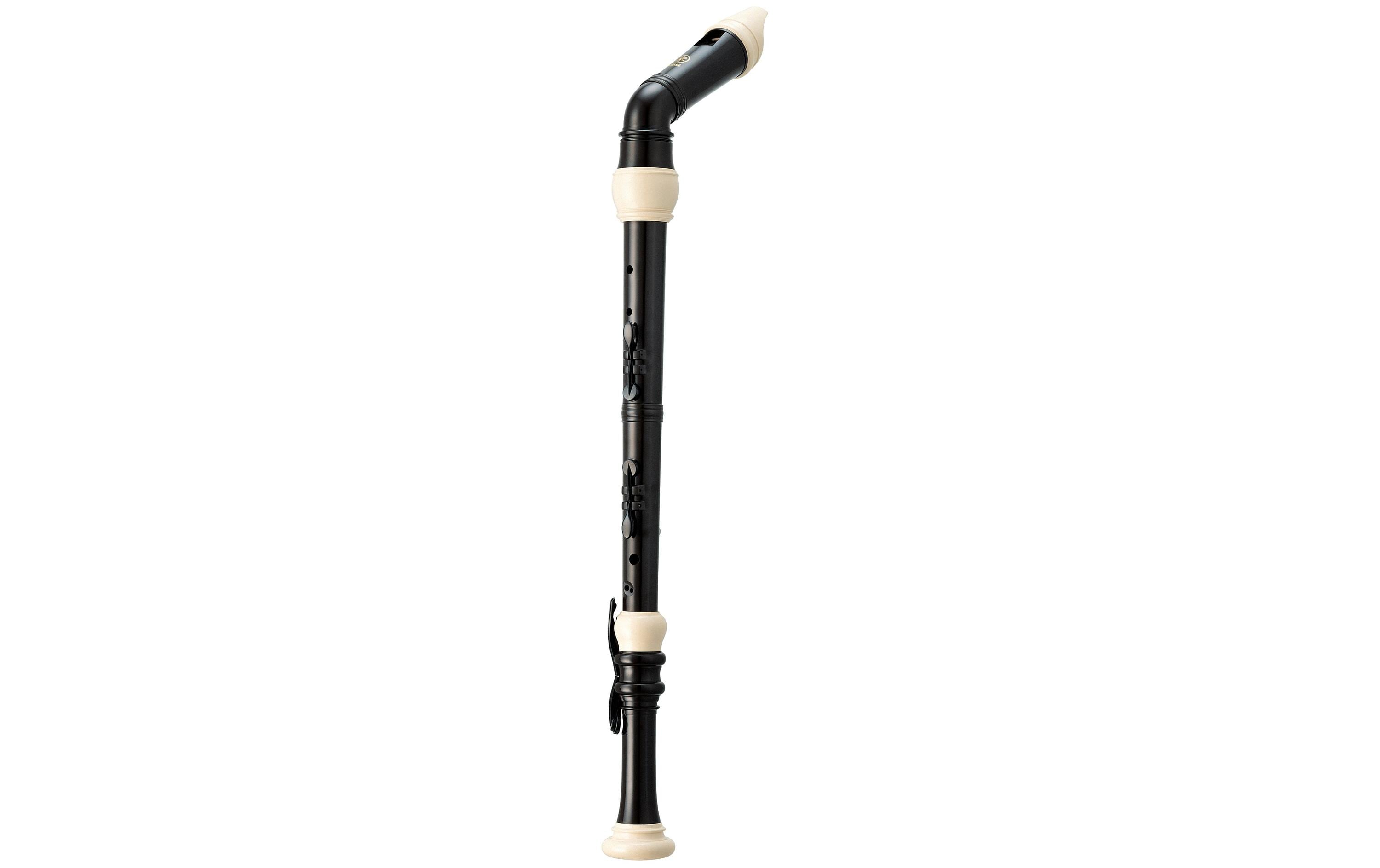 Yamaha YRB-302BII Blockflöte Bass 4-teilig, Barock System, abgenickt, braun