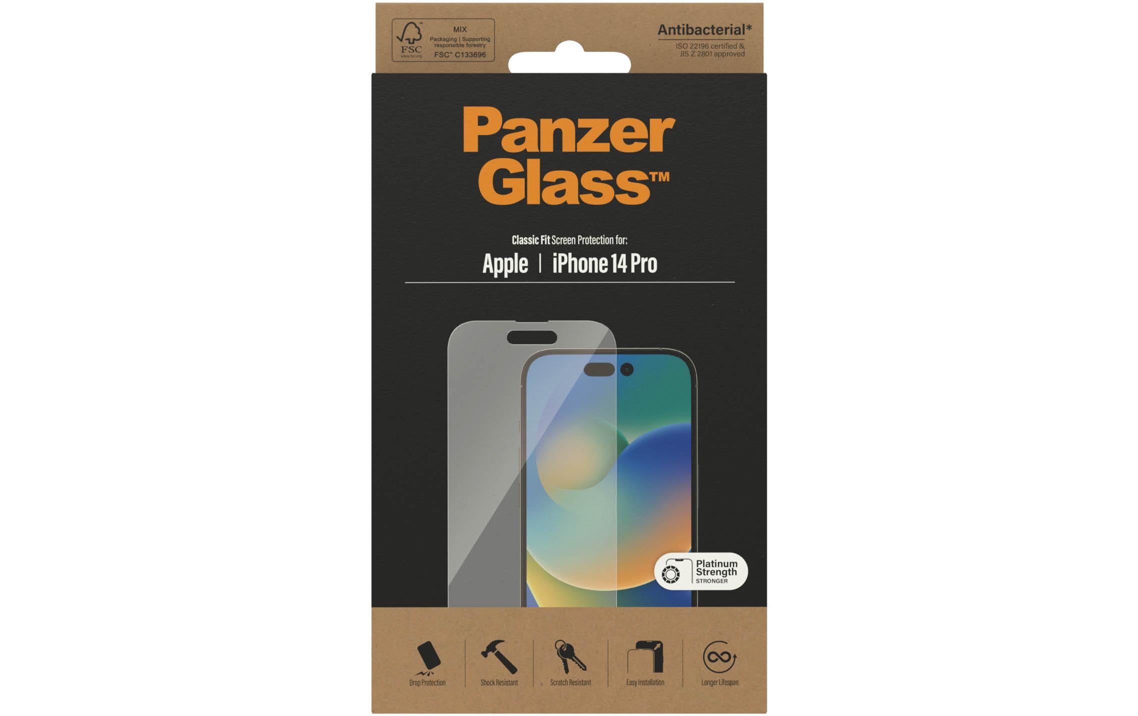 PanzerGlass Displayschutz, CF iPhone 14 Pro