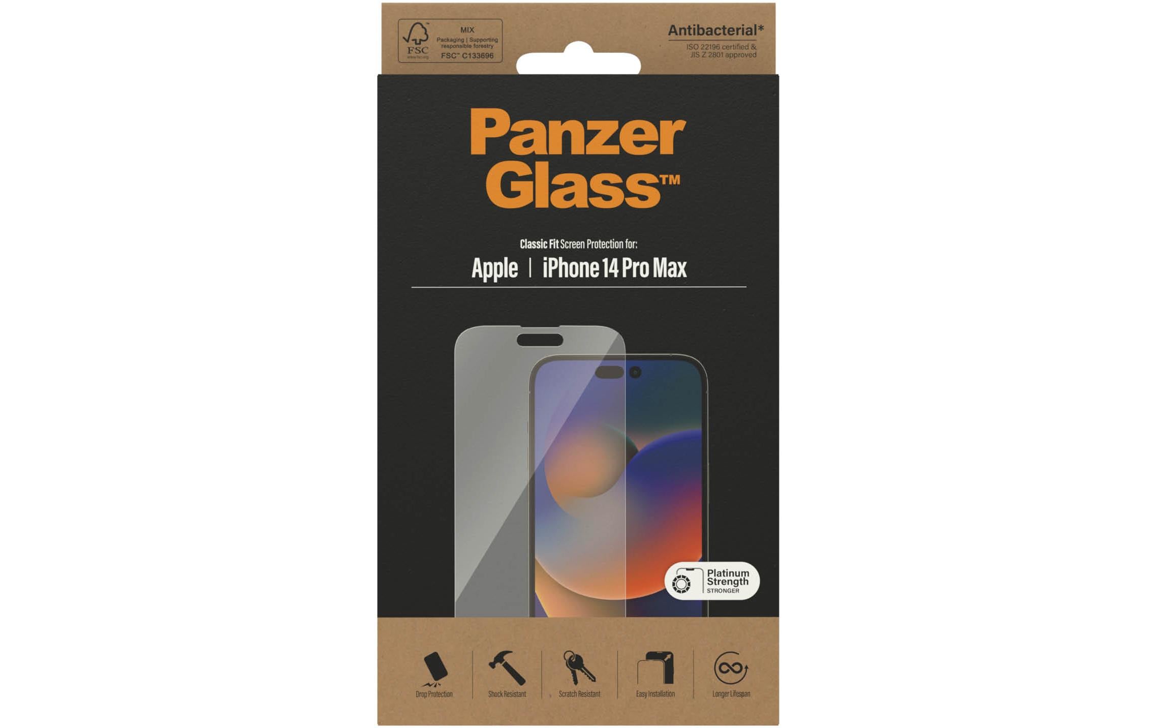 PanzerGlass Displayschutz, CF iPhone 14 Pro Max