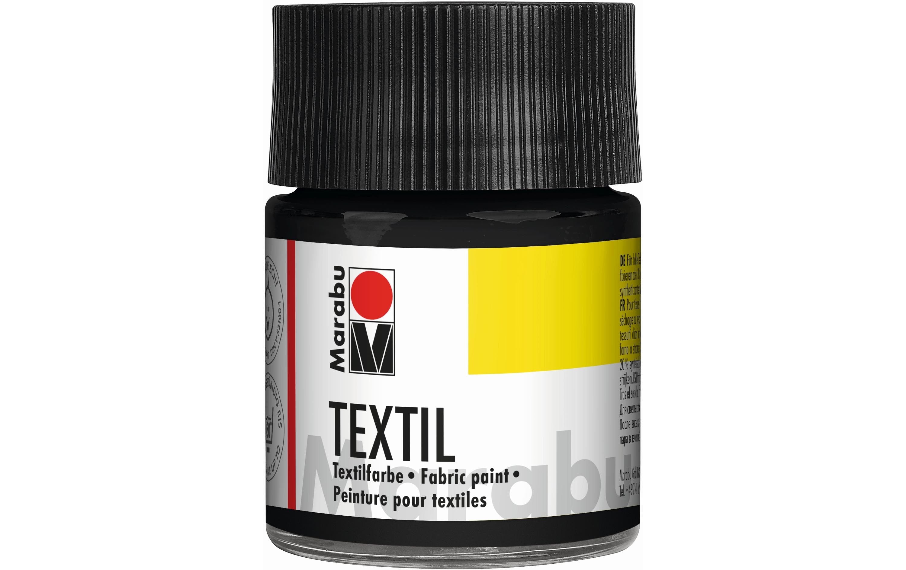 Marabu Textilfarbe 50 ml Schwarz