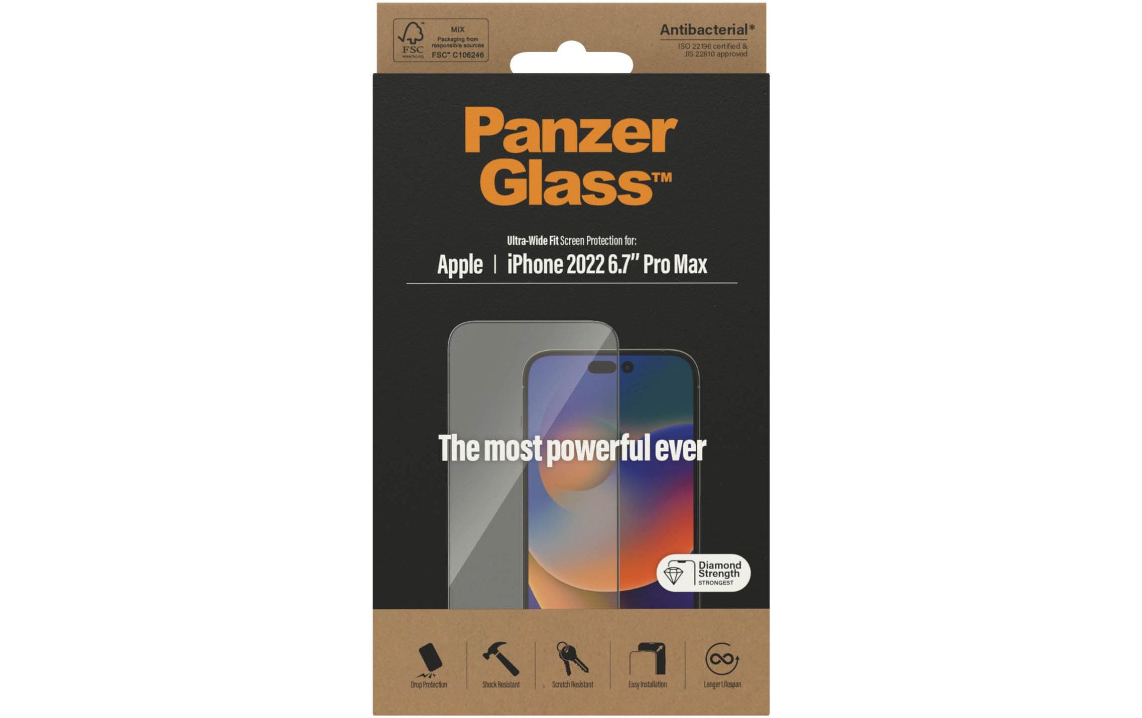 PanzerGlass Displayschutz, UWF iPhone 14 Pro Max