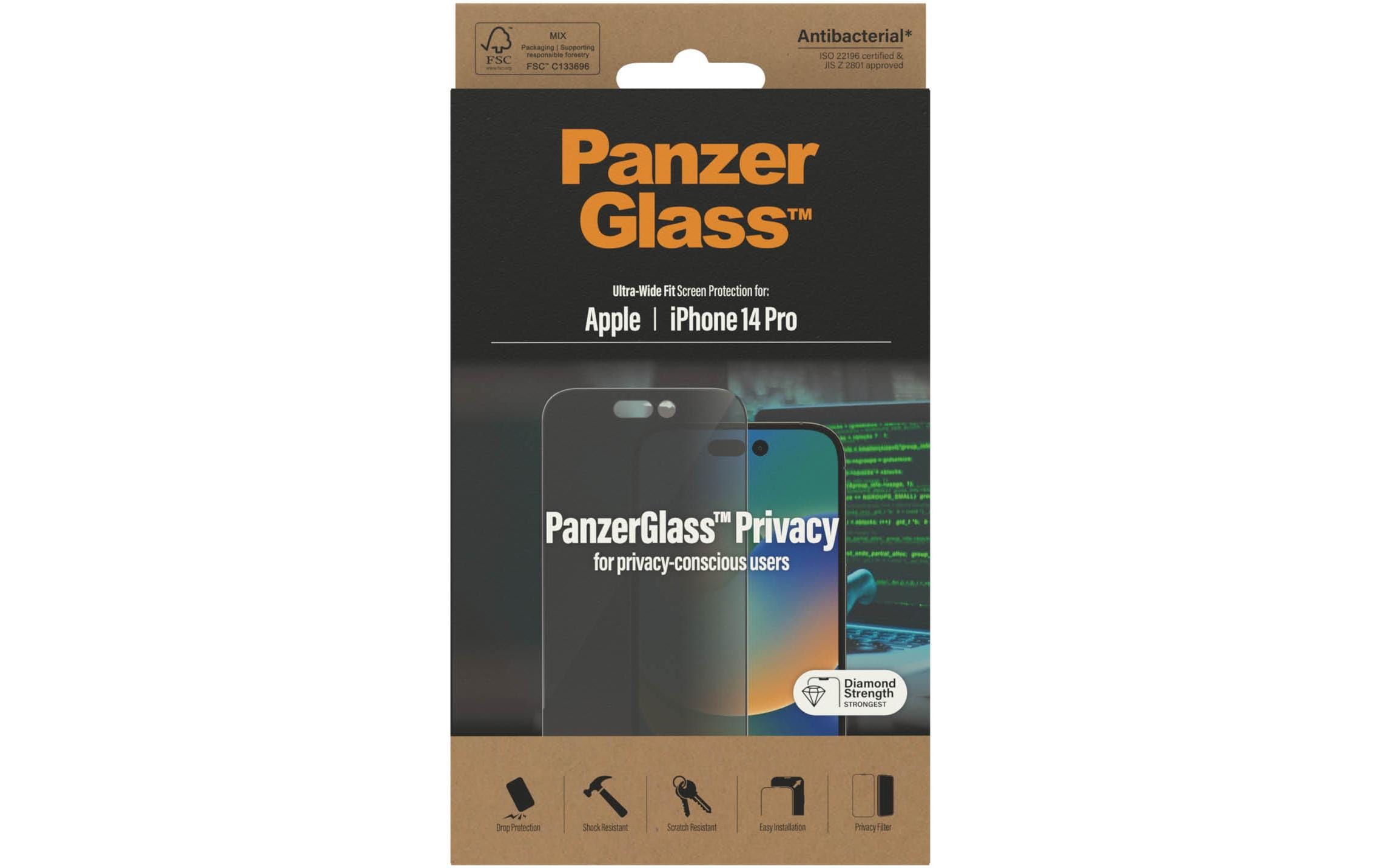 PanzerGlass Privacy, UWF iPhone 14 Pro