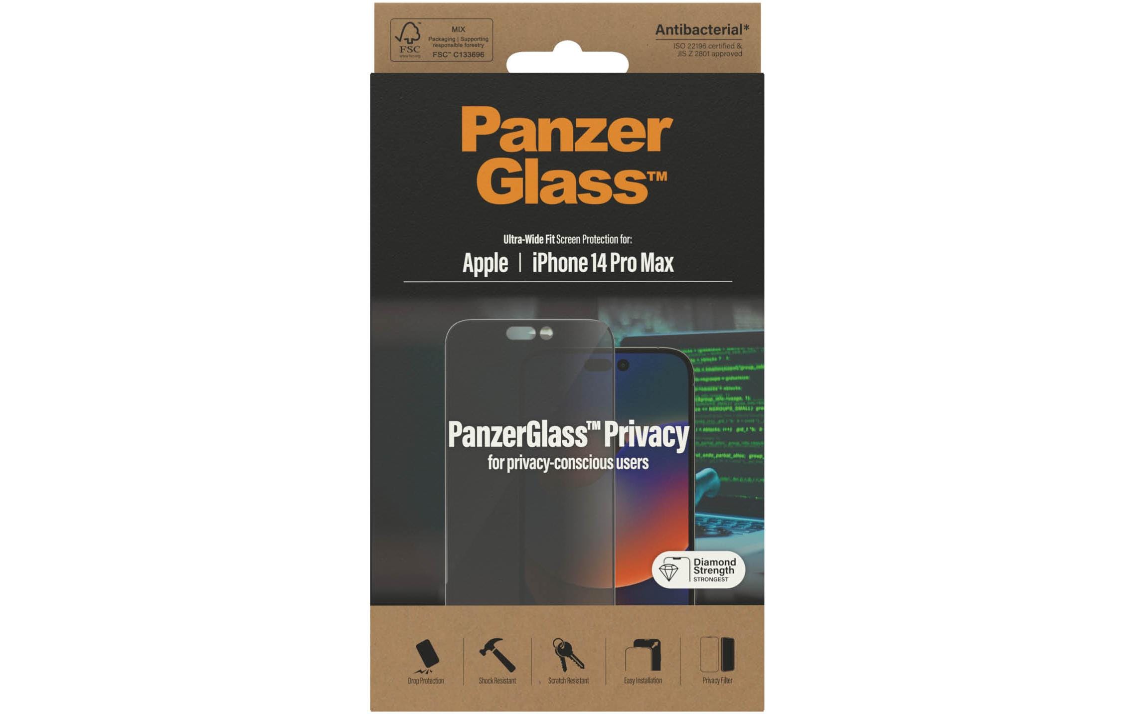 PanzerGlass Privacy, UWF iPhone 14 Pro Max