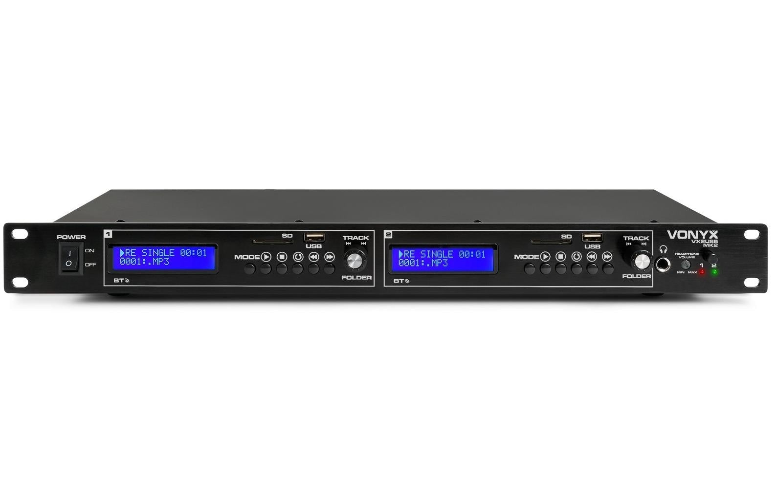 Vonyx VX2USB Audio Player, USB/SD/BT