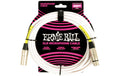 Ernie Ball 6389 Mikrofonkabel XLR/XLR, weiss, 6.09 m