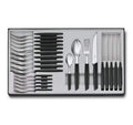 Victorinox Swiss Modern Besteck-Set 24-teilig, schwarz, PP Copolymere, Steak