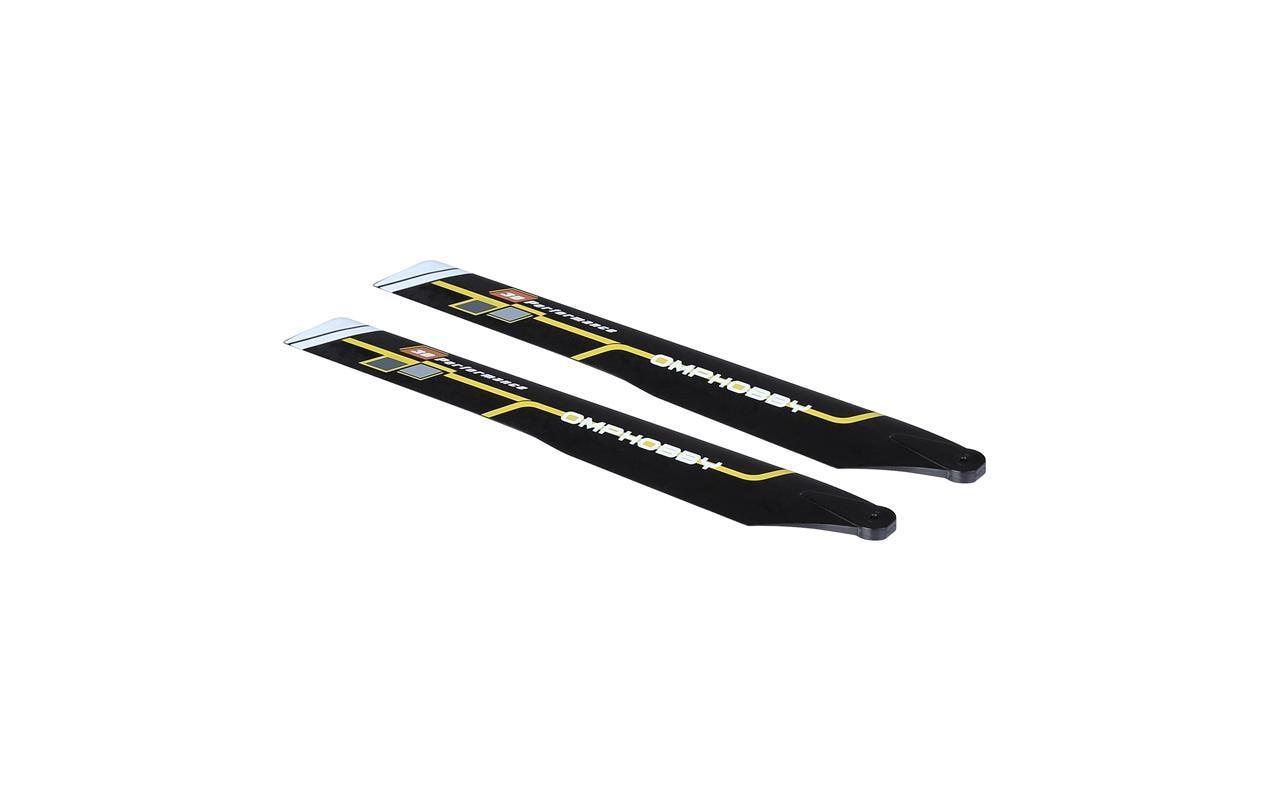 OMP Hobby Hauptrotorblätter Gelb M2 - Evo