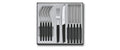 Victorinox Swiss Modern Besteck-Set 12-teilig, schwarz, PP Copolymere, Tafel