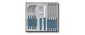 Victorinox Swiss Modern Besteck-Set 12-teilig, blau, PP Copolymere, Tafel