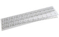Peach Drahtbinderücken 10mm silber 100 Stück