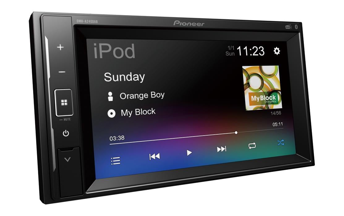 Pioneer Mediareceiver mit 6,2" -Touchscreen mit DAB+, BT, DAB+ Antenne inkl.