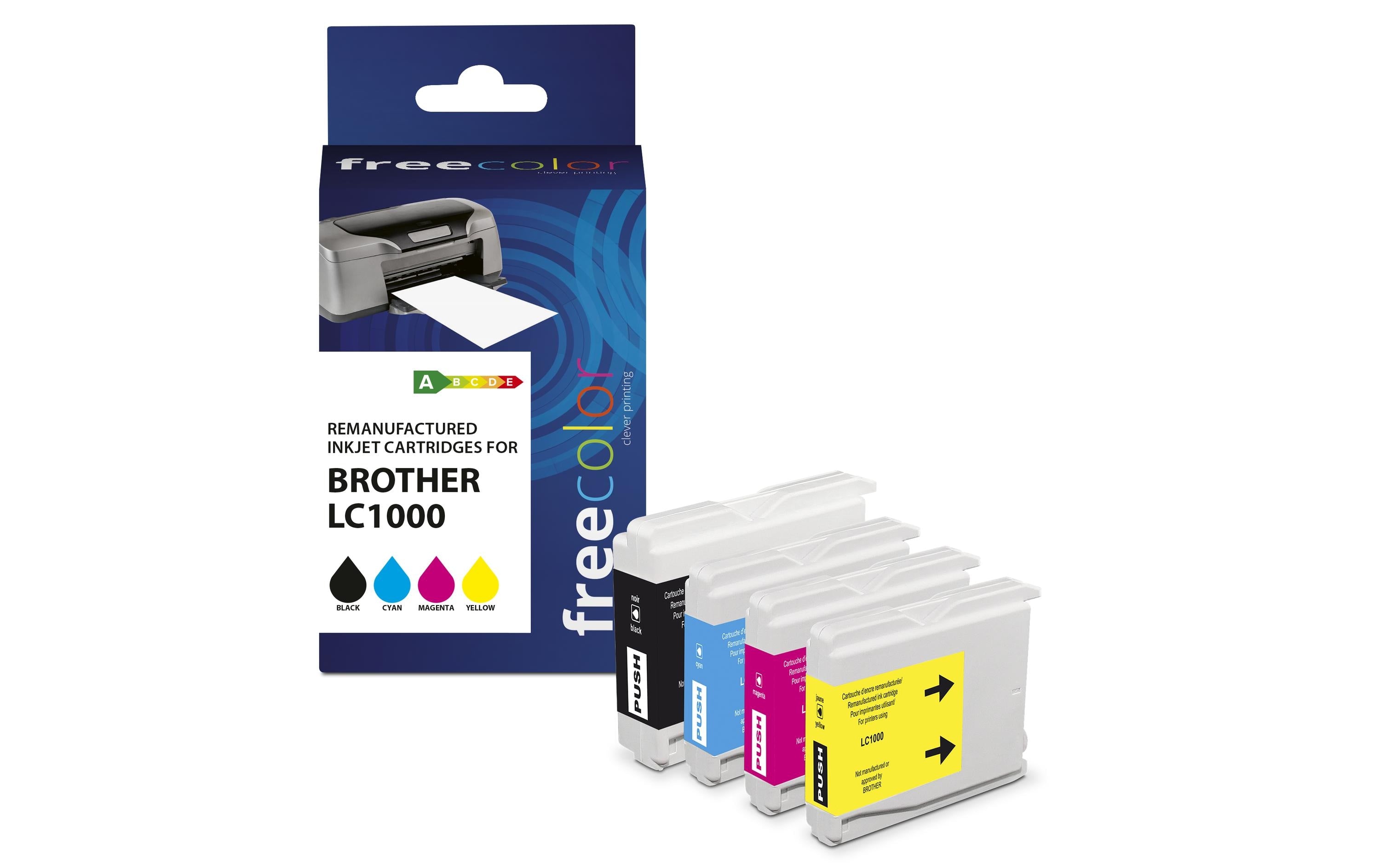 Free Color Tinte LC-1000 Multipack BKCMY