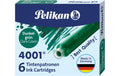 Pelikan Tintenpatrone 4001 6 Stück, grün