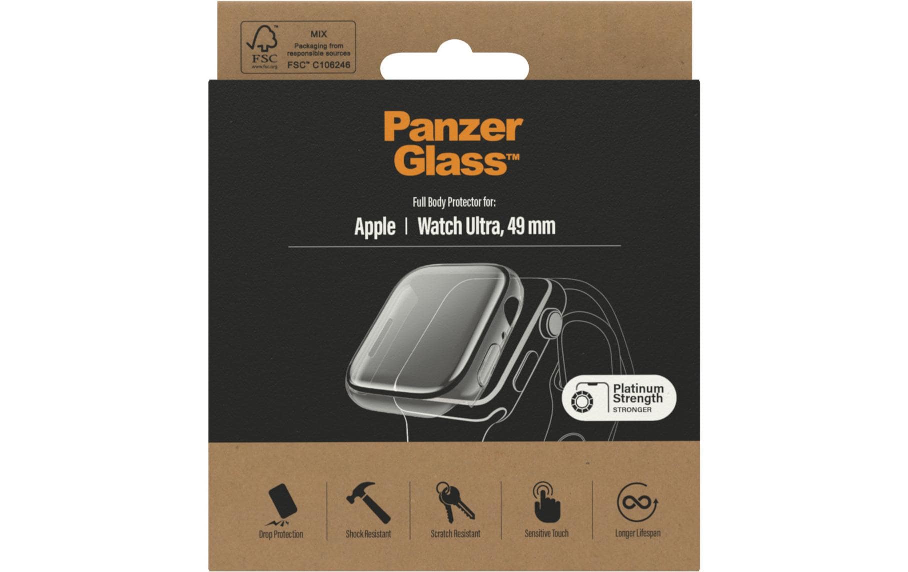 PanzerGlass Full Body (Std), Transparent Apple Watch Ultra 1 (49mm)