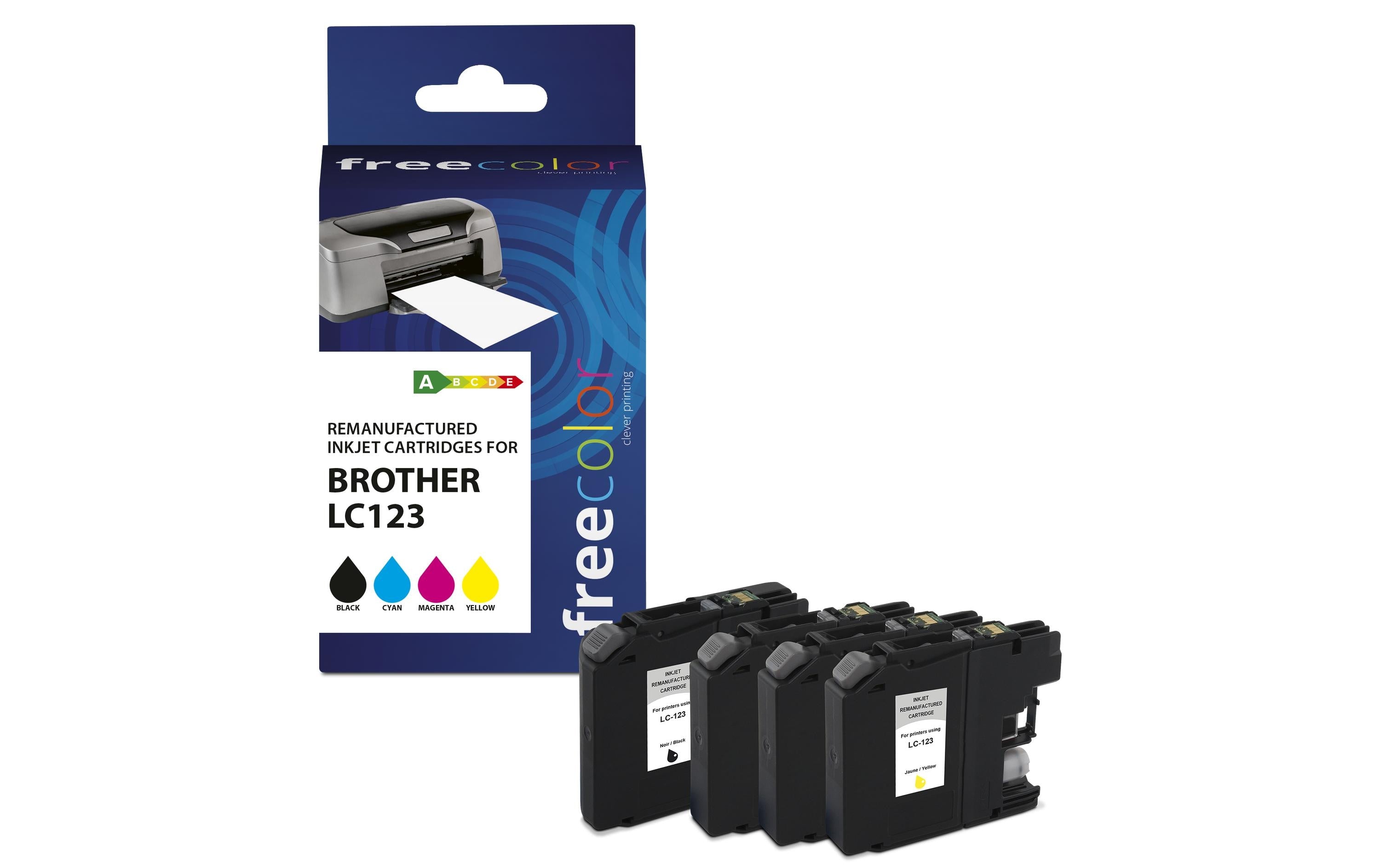 Free Color Tinte LC-123 Multipack BKCMY
