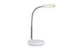 MARKSLOJD FLEX Tischleuchte Weiss/Chrom inkl. LED 5W 300lm 3000K, Ein-/Ausschalter