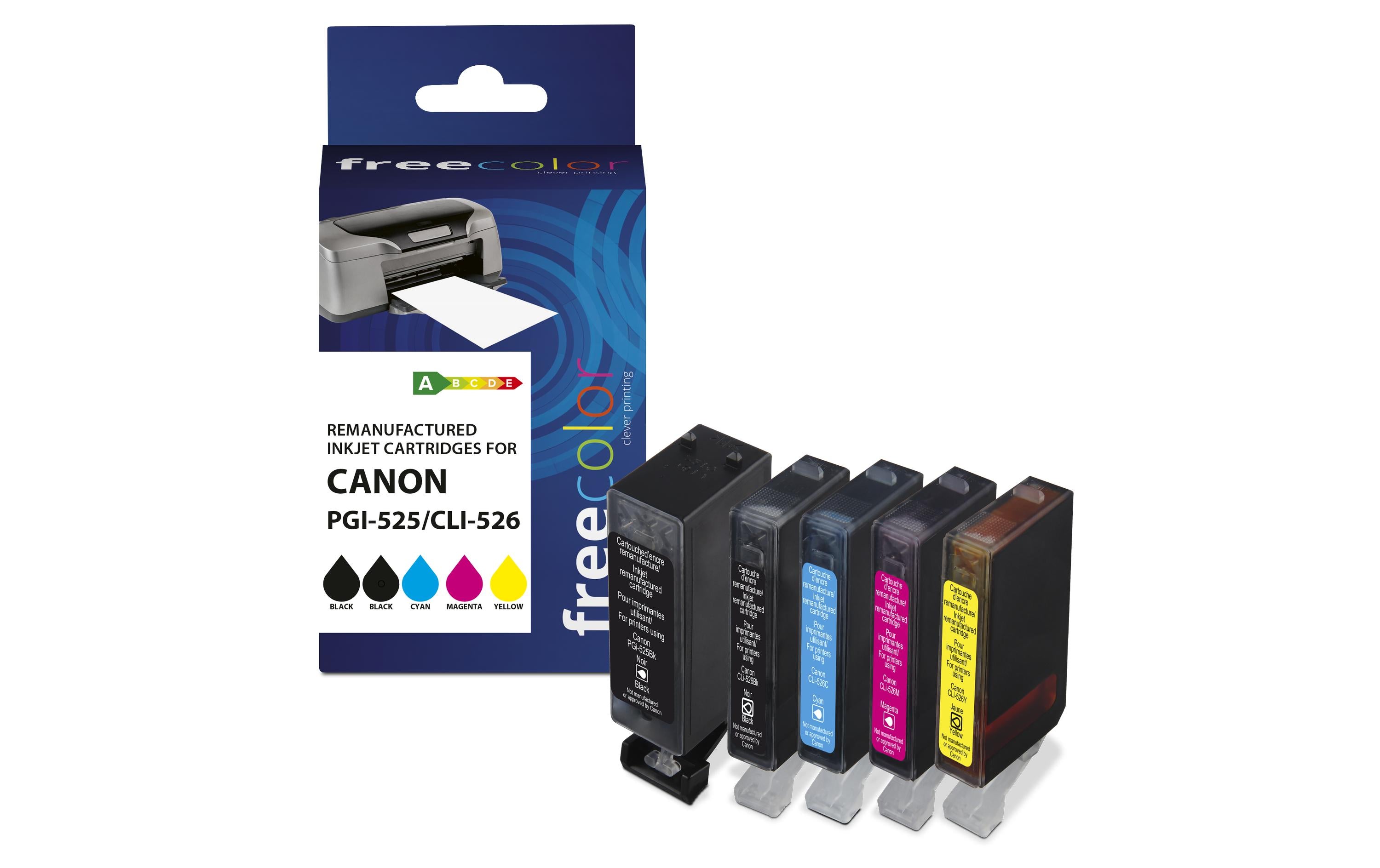 Free Color Tinte CLI-525/26 Multipack BKCMY