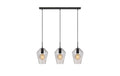 MARKSLOJD RETRO Pendelleuchte Schwarz/Smoke exkl. 3x E27 max. 60W
