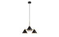 MARKSLOJD KLINT Pendelleuchte Schwarz/Antiq exkl. 4x E14 max. 40W, DM 57cm