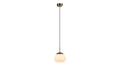 MARKSLOIJD RISE Pendelleue Antique/Weiss exkl. 1x E27 max. 40W, DM 25cm