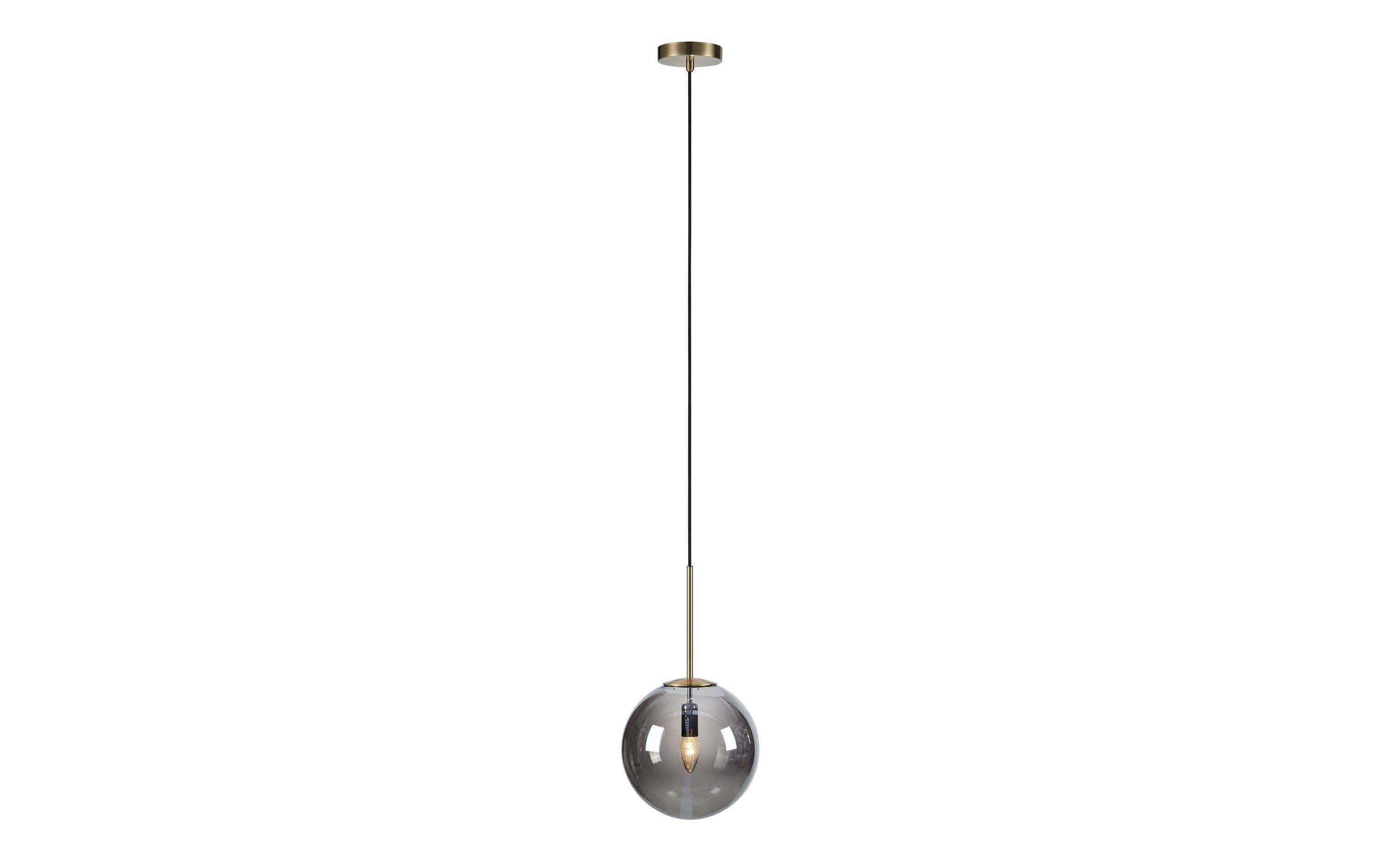 MARKSLOJD DIONE Pendelleuchte Smoke/Antique exkl. 1x E14 max. 40W, DM 25cm