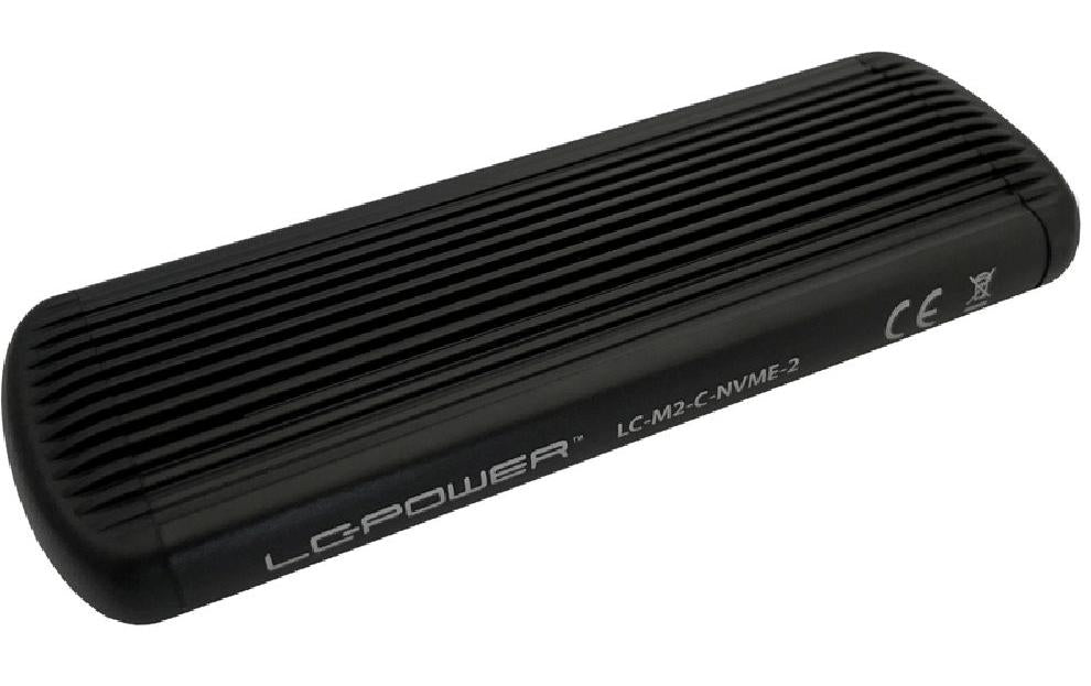 LC-Power ext. M.2 Gehäuse LC-M2-C-NVME-2 schwarz, USB3.2, für M.2 SSD, NVME