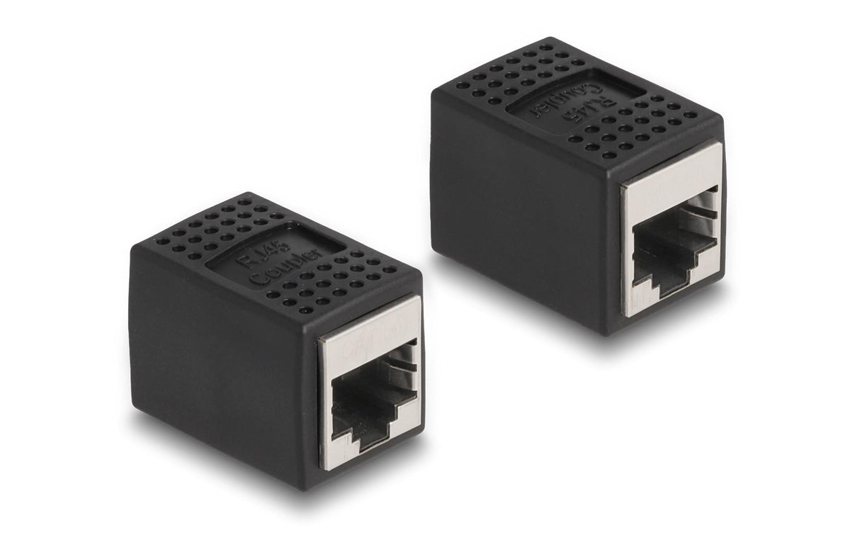 Delock Adapter RJ45 Buchse zu RJ45 Buchse Cat.6A, schwarz