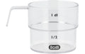 Rosti Messbecher Mensura 100ml klar 8.5x5.8x5.1cm, SAN