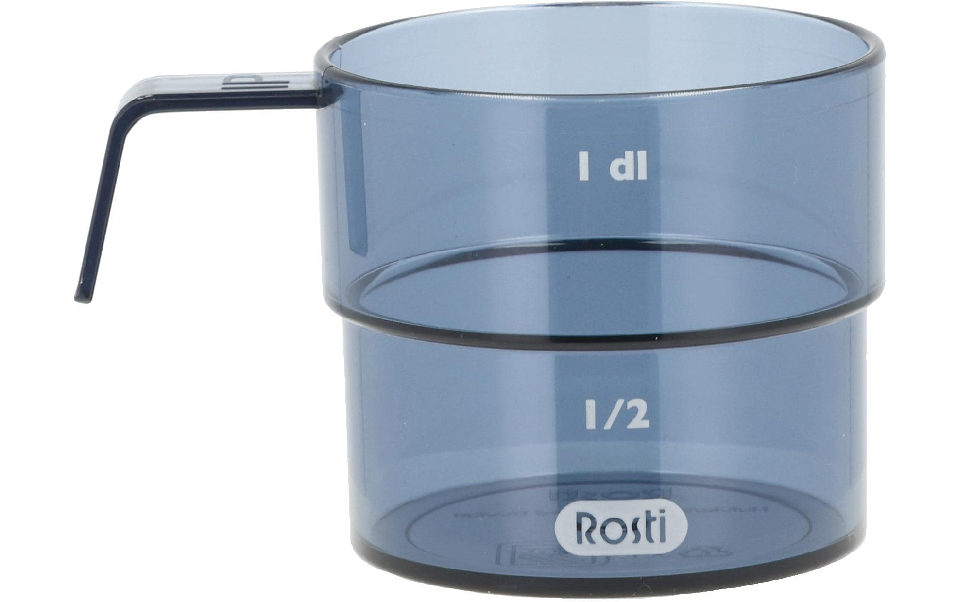 Rosti Messbecher Mensura 100ml blau 8.5x5.8x5.1cm, SAN