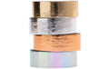 Rico Design Washi Tape Metallic 1.5cm x 5m, 4 Stück