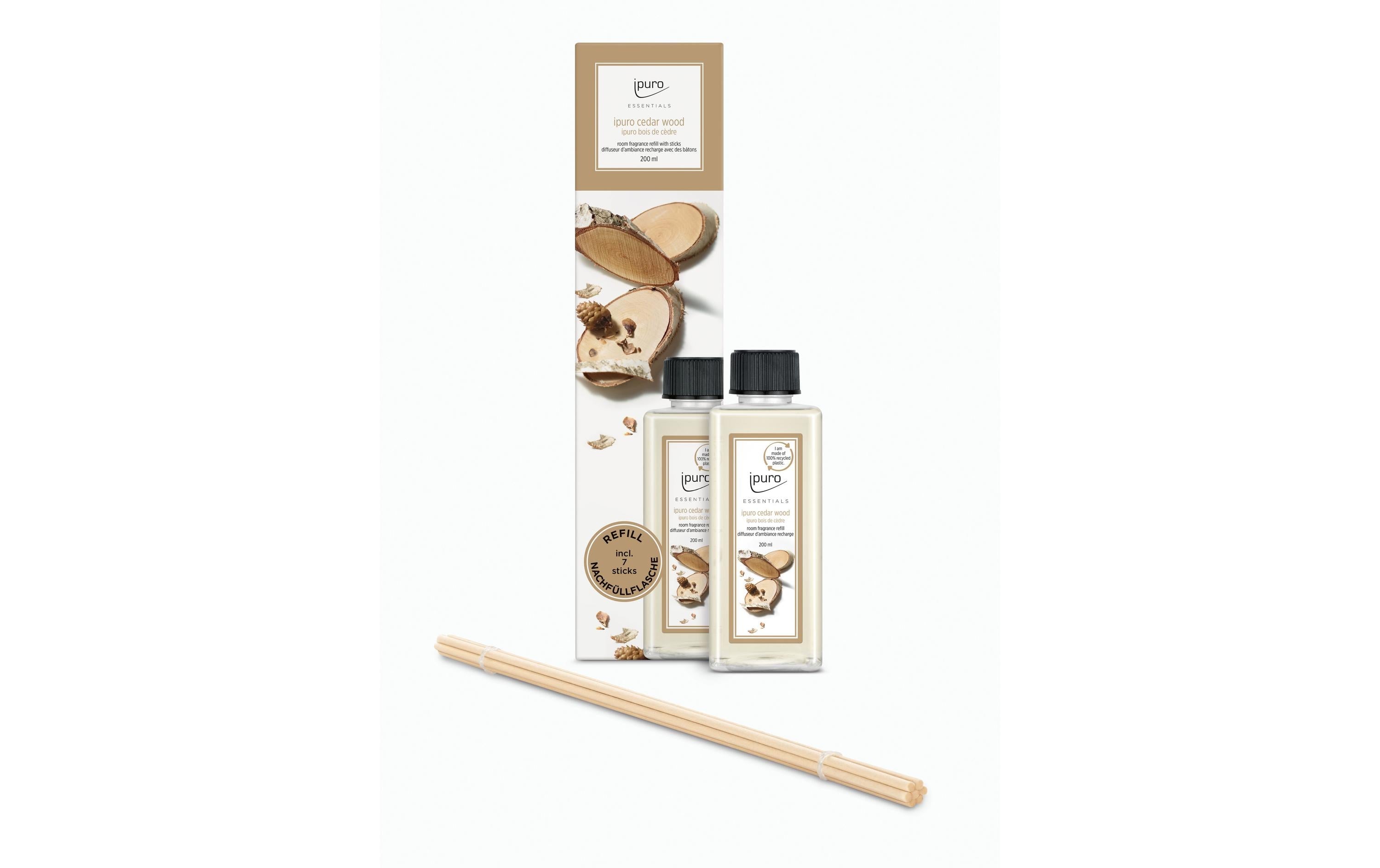 Ipuro Refill Cedar Wood Essentials Raumduft: 200ml