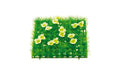 Dekomat Grasplatte Butterblumen 25x25 cm, Kunstseide, Kunststoff