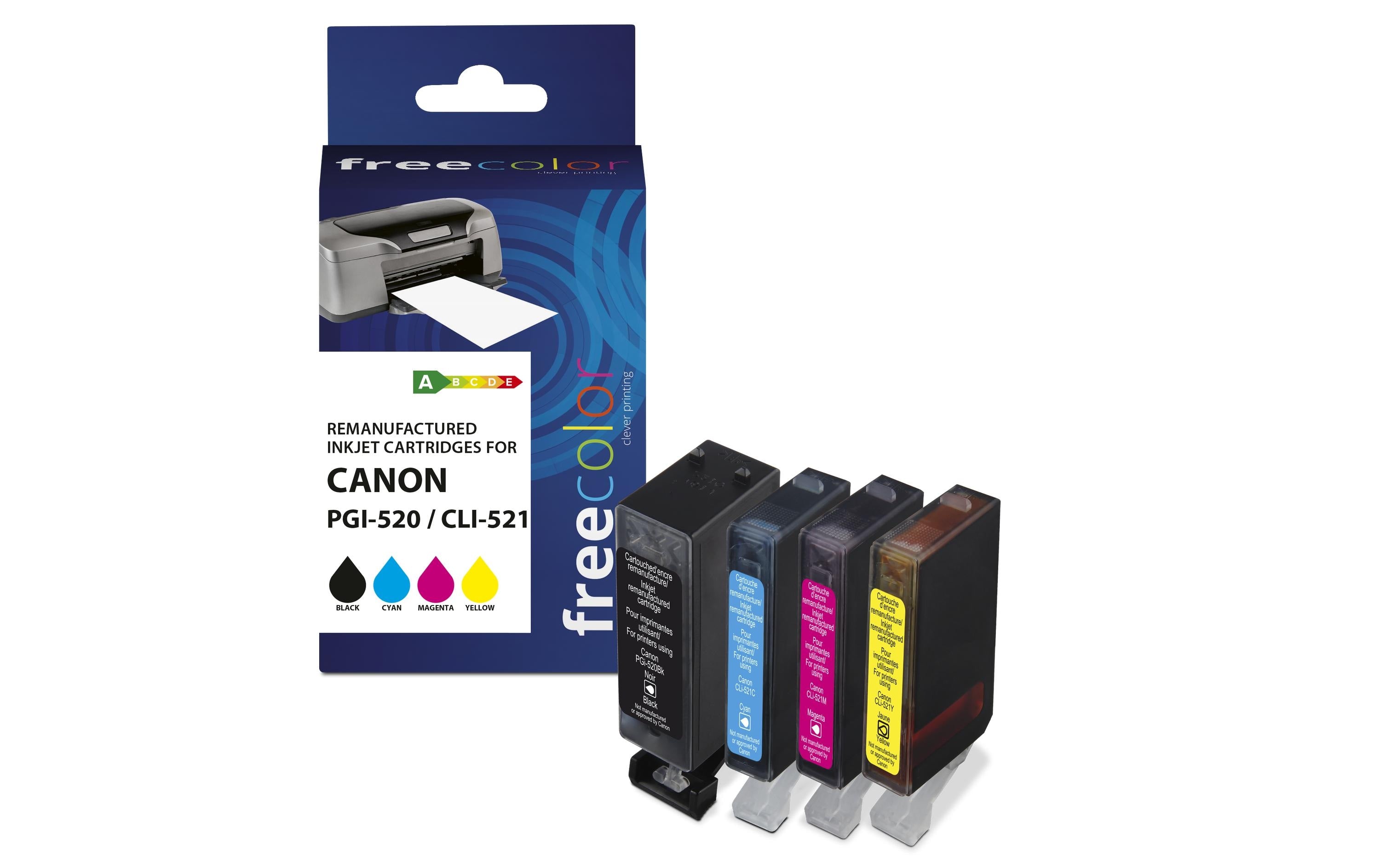 Free Color Tinte CLI-520/21 Multipack BKCMY