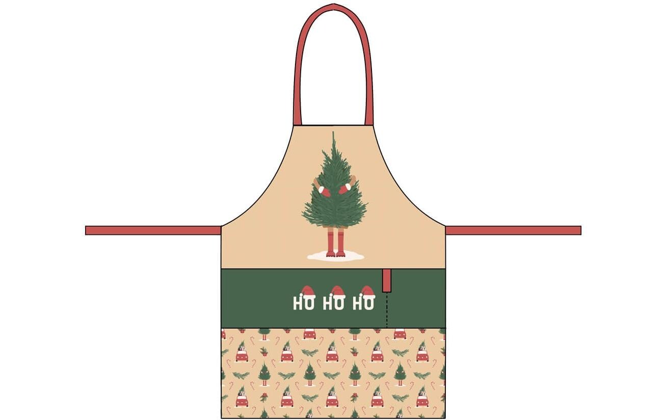 ChicMic Kitchen Apron - ho ho ho 49 x 60 cm