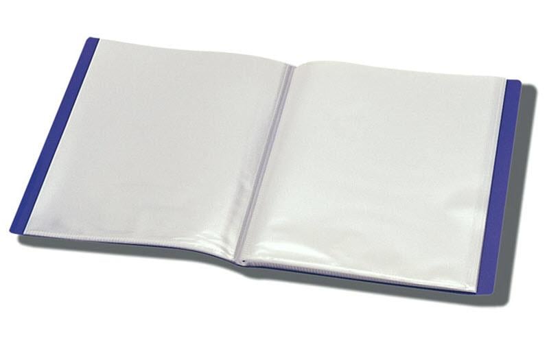 Büroline Sichtbuch 20 Taschen, blau