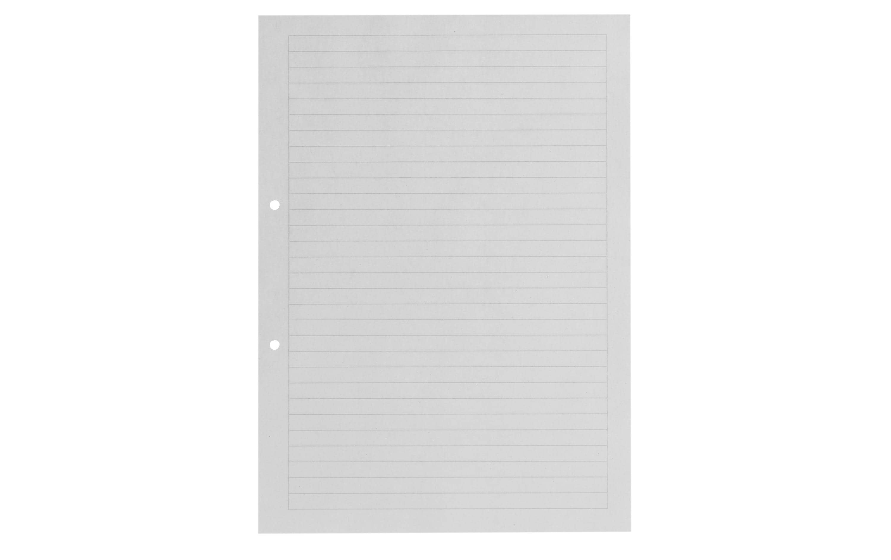 Office Focus Heftblätter,  A4, 500 Stk 2-Loch, 9 mm liniert mit Rand