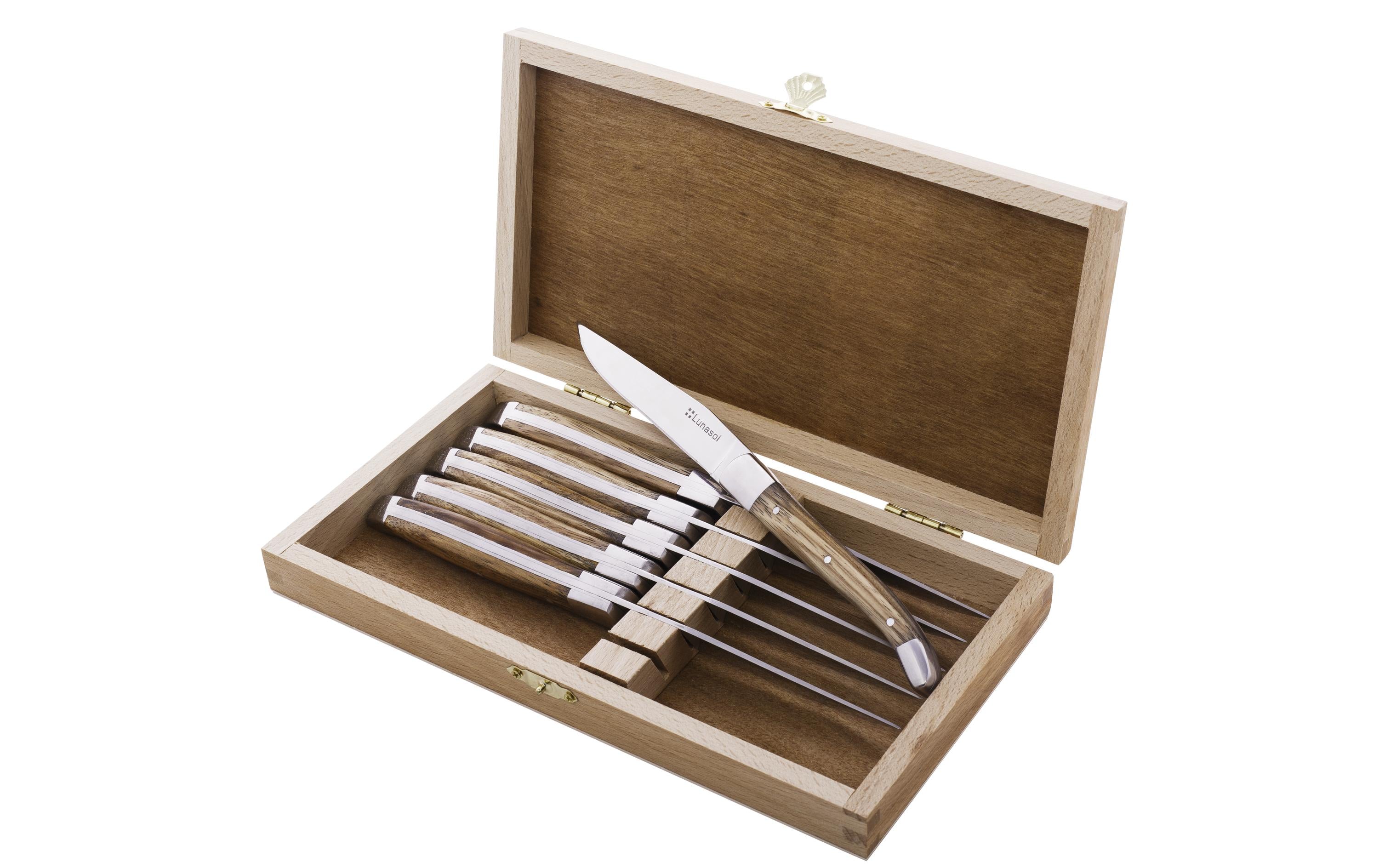 Lunasol Steakmesser Set 6-tlg. in Holzbox 6-tlg.