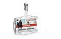 Durable Ausweishalter Hartbox für 1 Ausweis mit Clip, Pack à 10 Stück