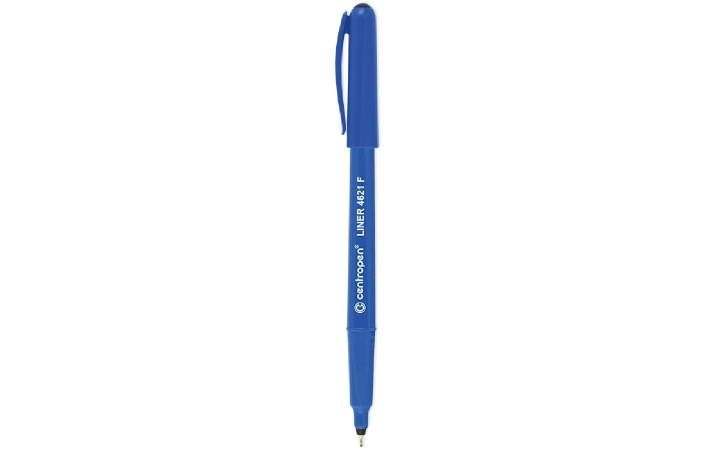 Centropen Fineliner schwarz, 10 Stück