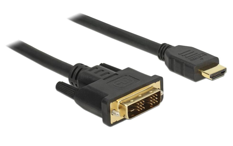 HDSupply HDMI/DVI 1080p 5.0m HDMI- DVI 1080p, Schwarz